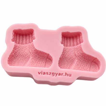  Viaszgyár egyedi  nagyobb zokni szilikonforma 