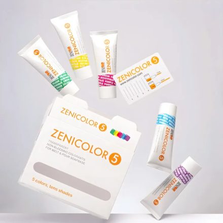 Szappan alapú festékkészlet - ZeniColor 5 5x30g