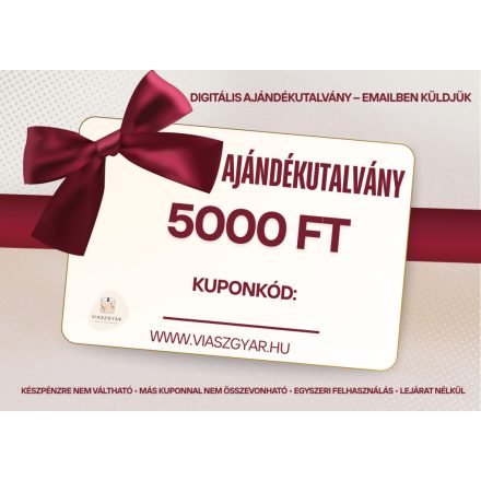 Digitális ajándékutalvány – 5 000 Ft