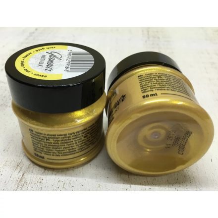 Glamour metál akrilfesték 50ml arany 1 db 