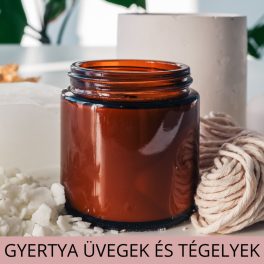 GYERTYA Üvegek és tégelyek