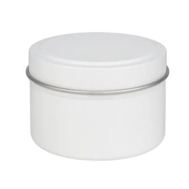 Fémdoboz gyertyatöltéshez - 240 ml Fehér