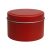 Fémdoboz gyertyatöltéshez - 240 ml Piros