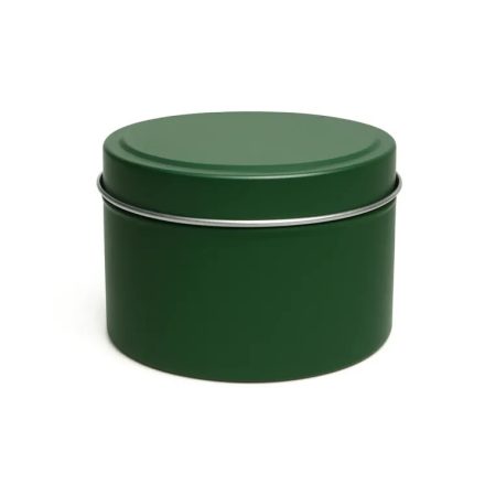 Fémdoboz gyertyatöltéshez - 120 ml - Zöld