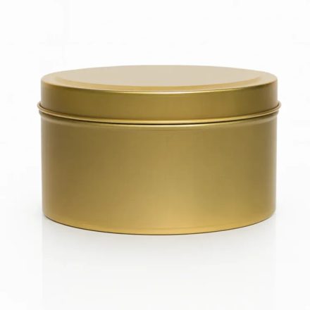 Fémdoboz gyertyatöltéshez - 360 ml - Arany