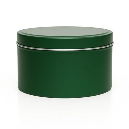 Fémdoboz gyertyatöltéshez - 360 ml - Zöld