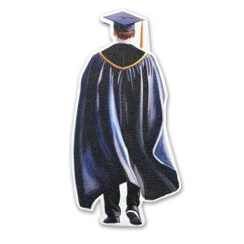Nyomtatott dekorkarton- Diplomaosztó ballagás fiú 12,5cm