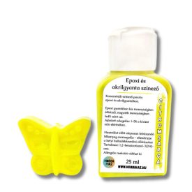 SZÍNEZŐPASZTA - CITROMSÁRGA - AKRILGYANTÁHOZ 25 ML 
