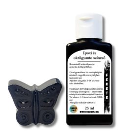 SZÍNEZŐPASZTA - FEKETE - AKRILGYANTÁHOZ - 25 ML 
