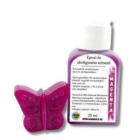 SZÍNEZŐPASZTA - MAGENTA - AKRILGYANTÁHOZ - 25 ML 