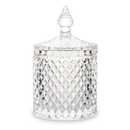 Üvegtartály kristályfedéllel 280 ml