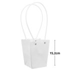 mintás virágtasak - fehér